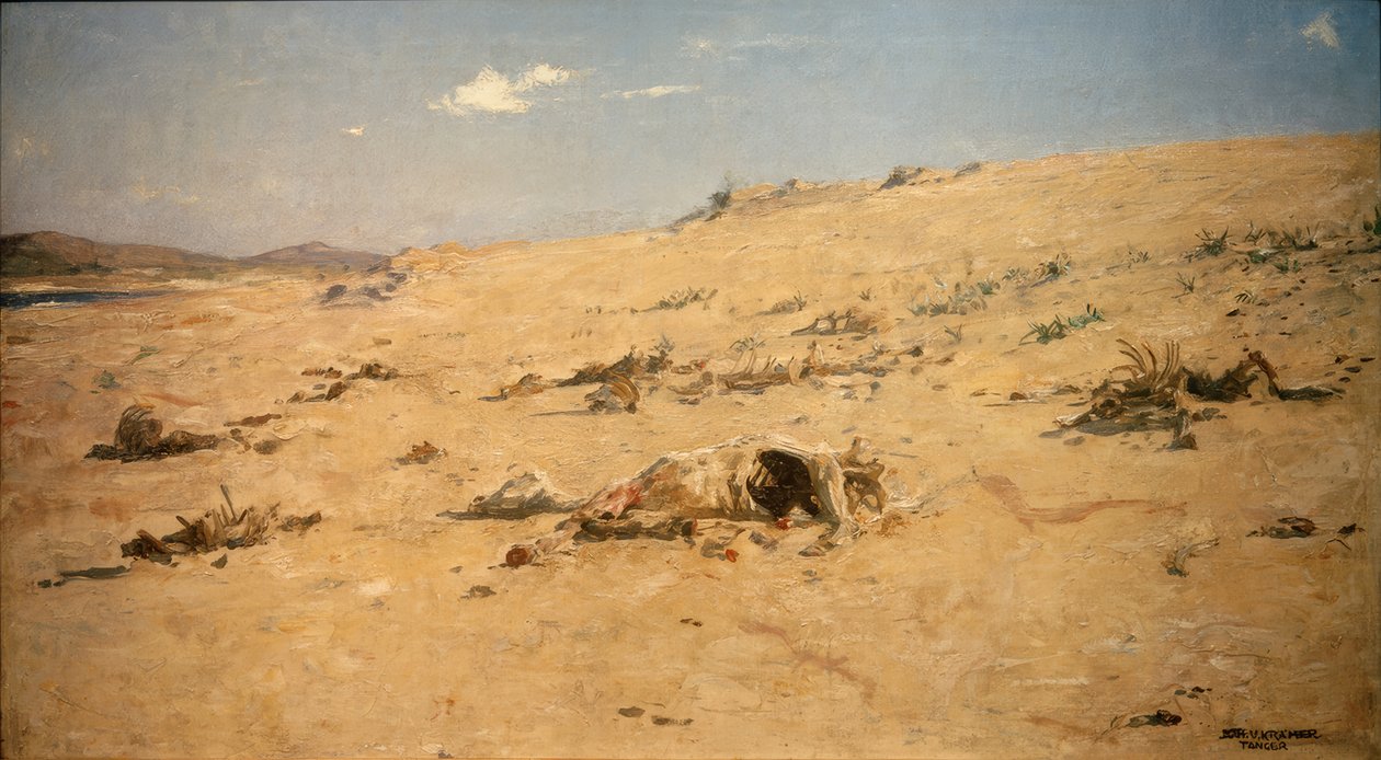 Motyw z Tangeru autorstwa Johann Victor Krämer
