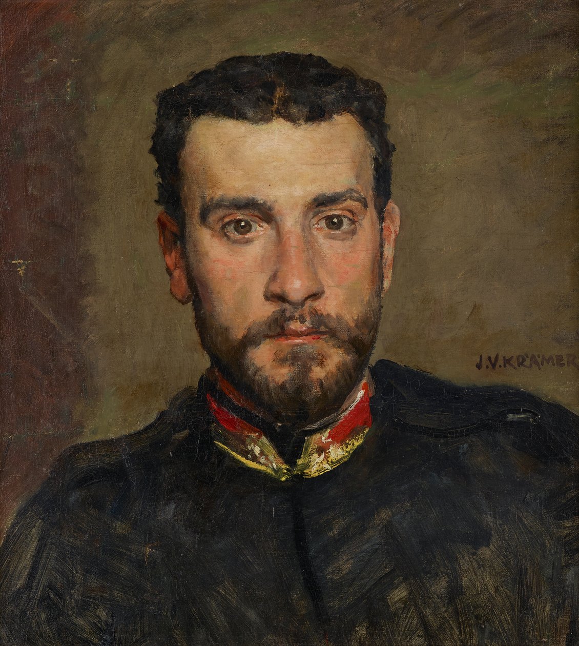 autoportret autorstwa Johann Victor Krämer