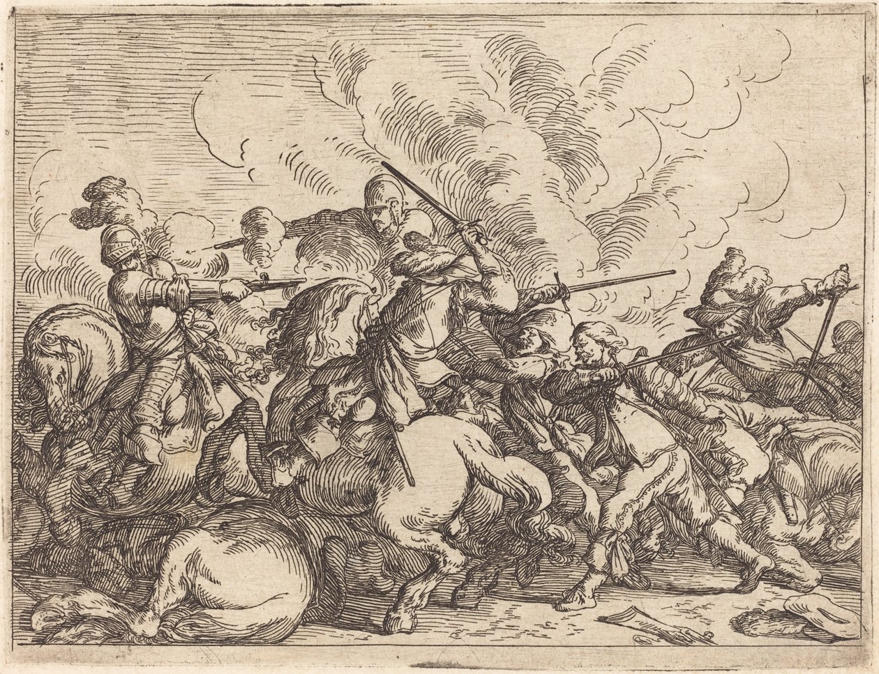 Kaprysy różnych bitew, 1635. autorstwa Johann Wilhelm Baur