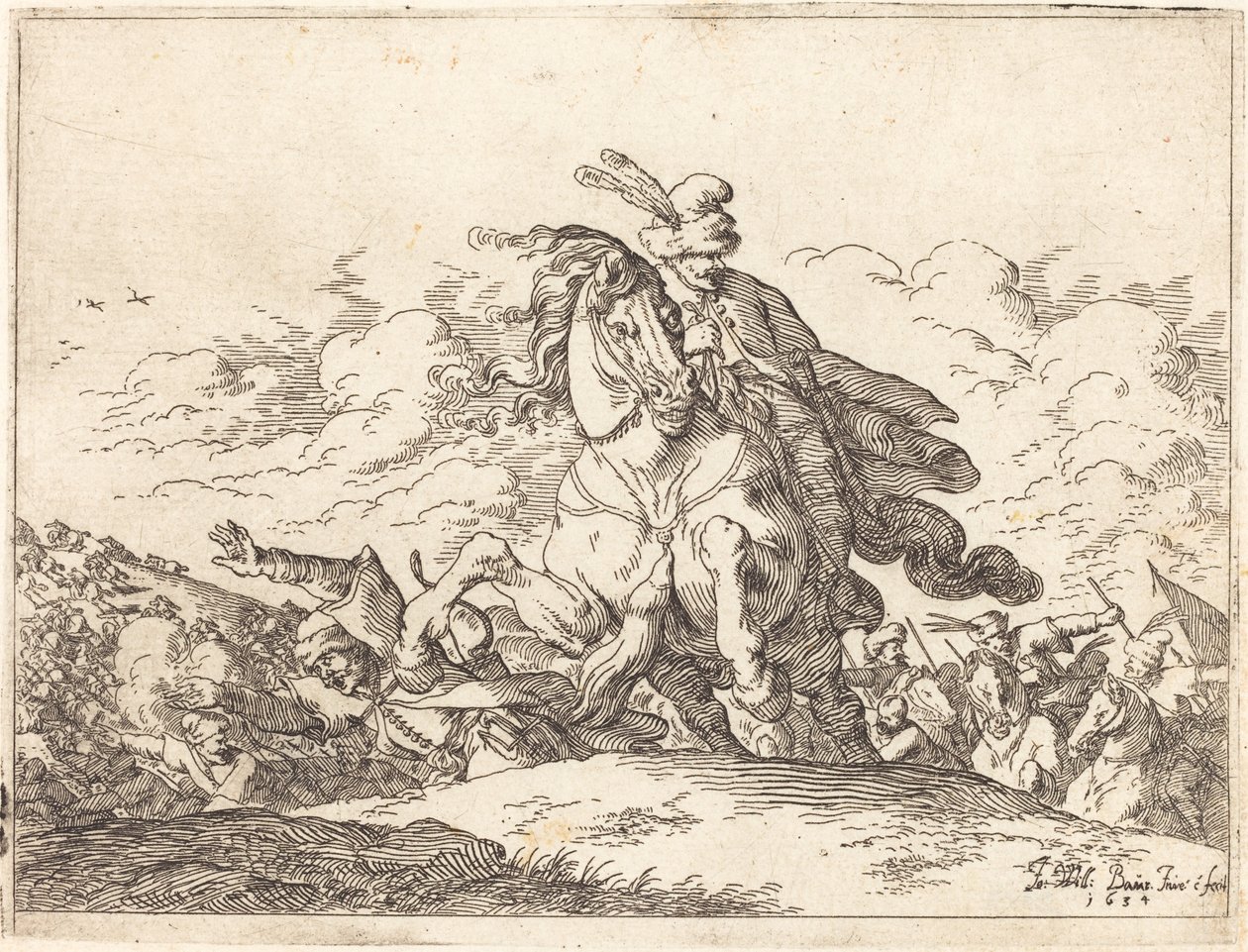 Kaprysy różnych bitew, 1635. autorstwa Johann Wilhelm Baur