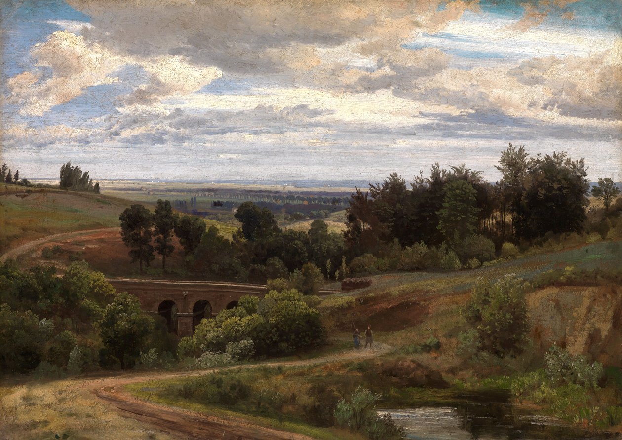 Dolina Melb koło Bonn autorstwa Johann Wilhelm Schirmer