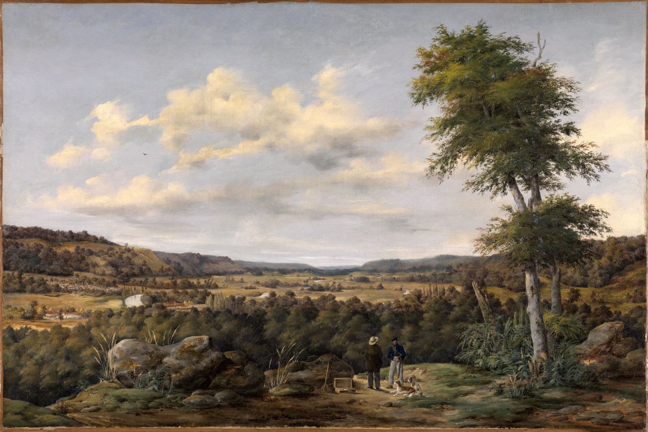 Krajobraz w Belgii autorstwa Johann Wilhelm Schirmer