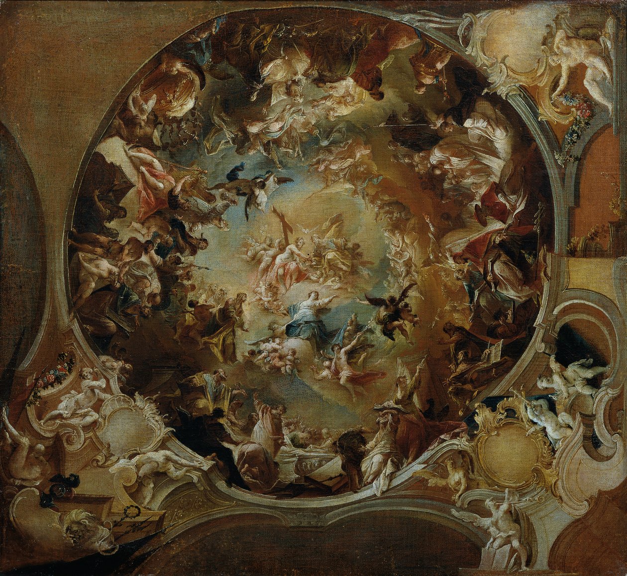 Wniebowstąpienie Maryi autorstwa Johann Wolfgang Baumgartner