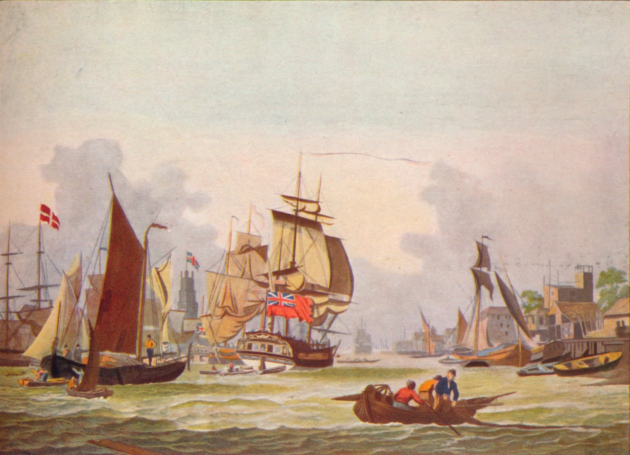 Tamiza w Limehouse, ok. 1780 autorstwa Johann Ziegler