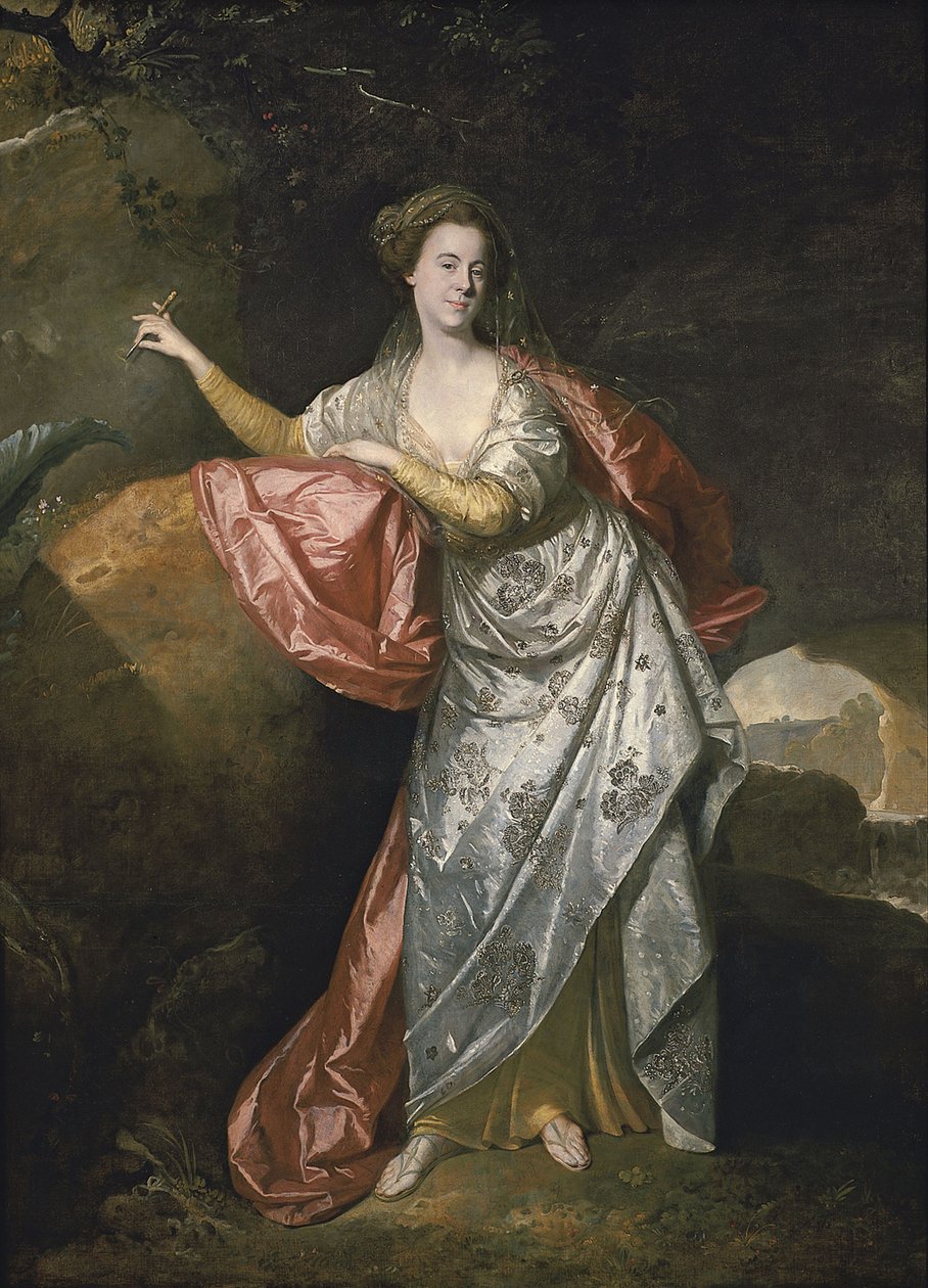 Ann Cargill z domu Brown jako Miranda w Burzy Szekspira. Londyn, teatr Covent Garden autorstwa Johann Zoffani