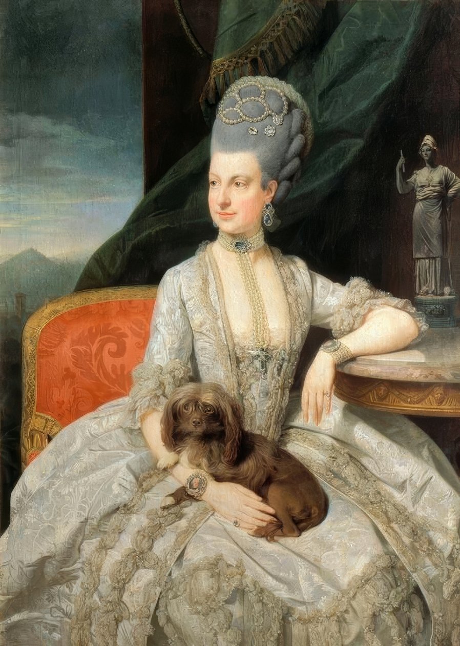 Marie Christine od. Austria / Zoffany autorstwa Johan Joseph Zoffany