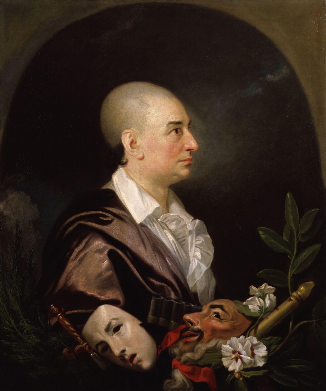 Portret Davida Garricka autorstwa Johann Zoffany