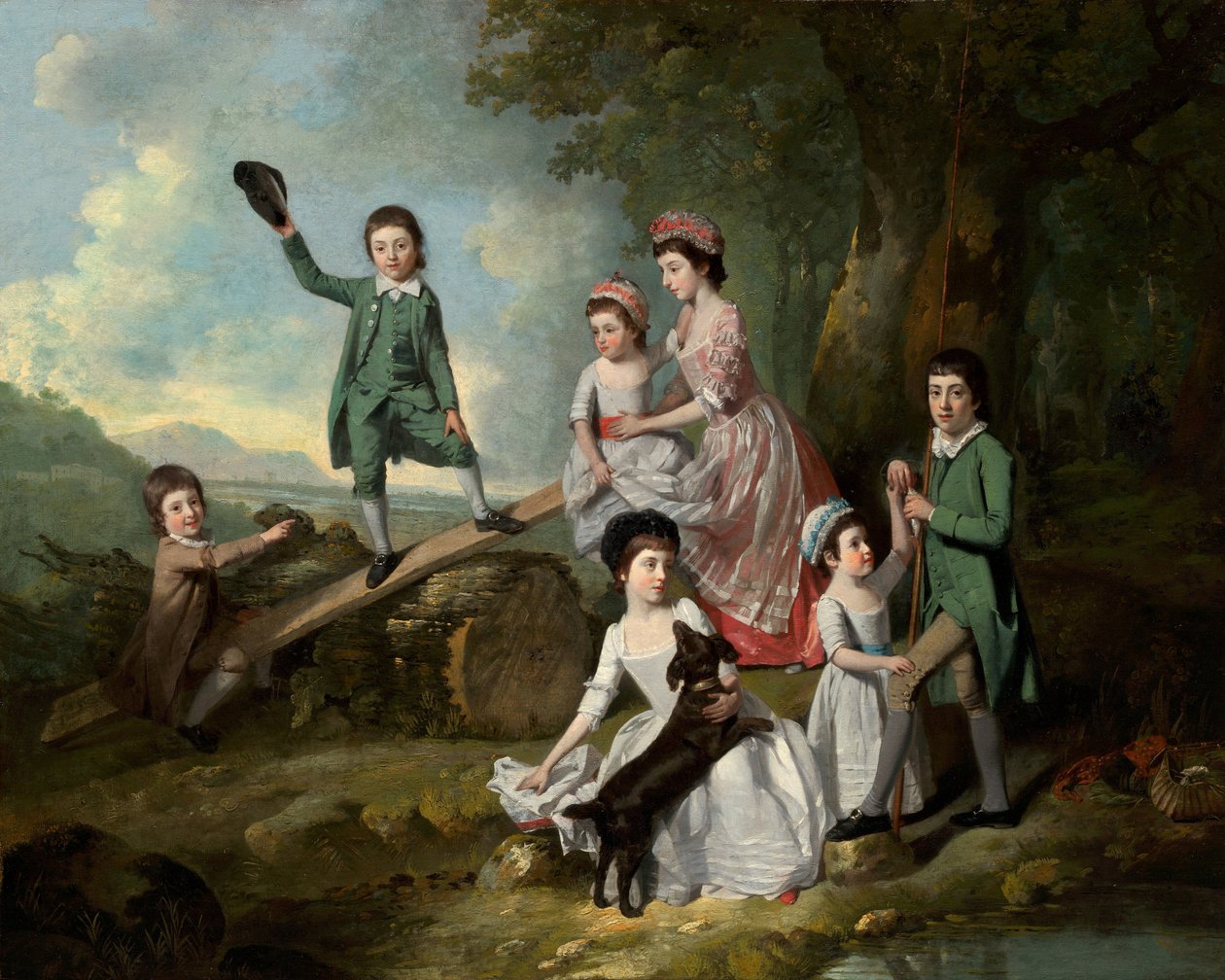 Dzieci Lavie autorstwa Johann Zoffany