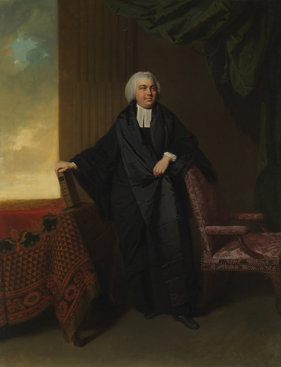 Wielebny Philip Cocks 1735-1797, koniec lat 60. XVIII wieku. autorstwa Johan Joseph Zoffany