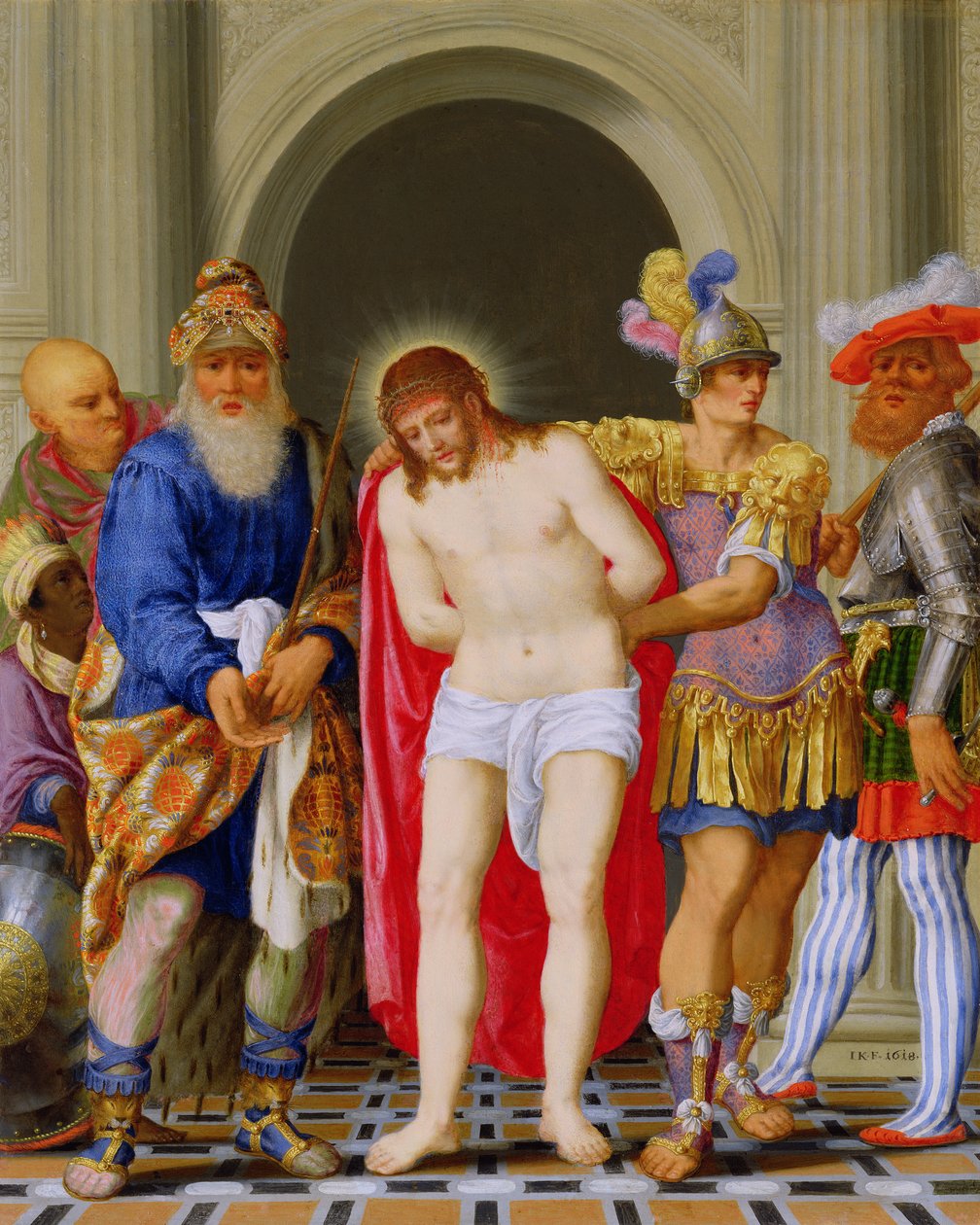 Oto człowiek, 1618 r autorstwa Johann or Hans Konig