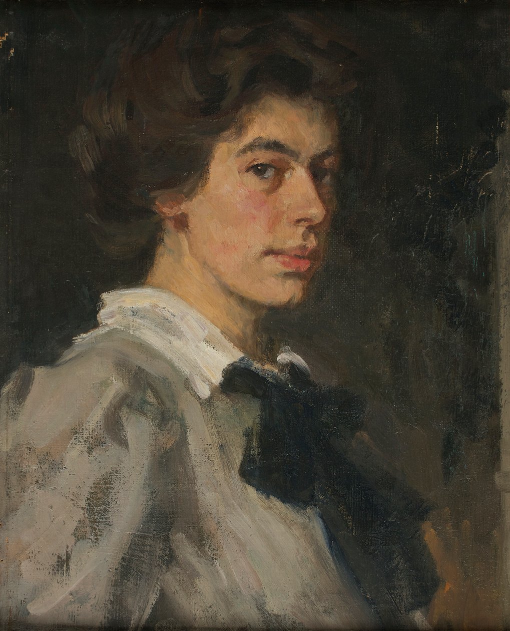 Portret młodzieńca – Autoportret autorstwa Johanna Kampmann Freund