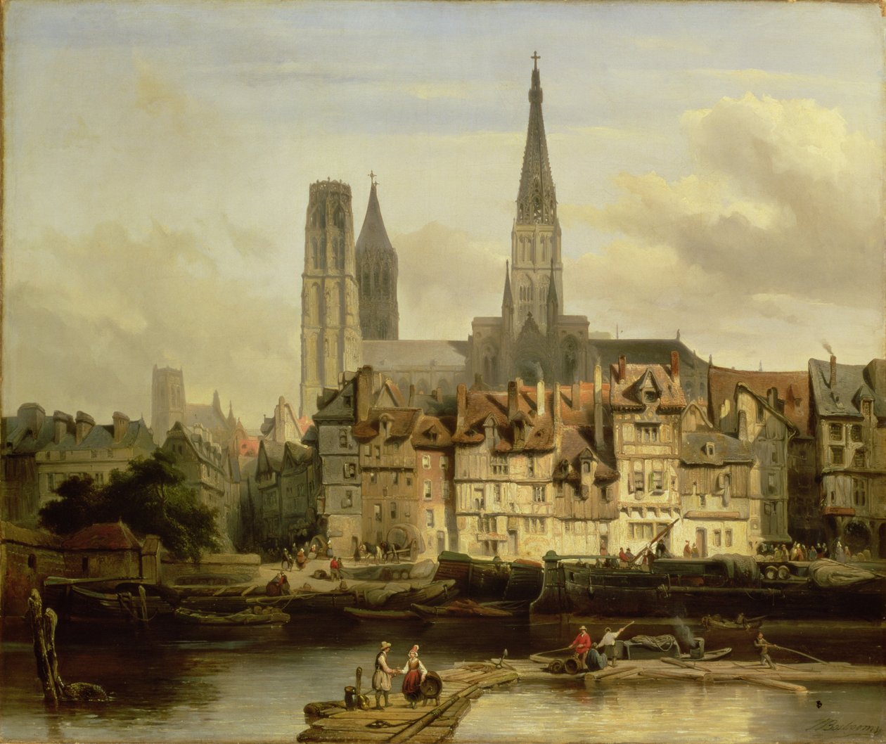Nakręcony w Rouen, 1839 autorstwa Johannes Bosboom