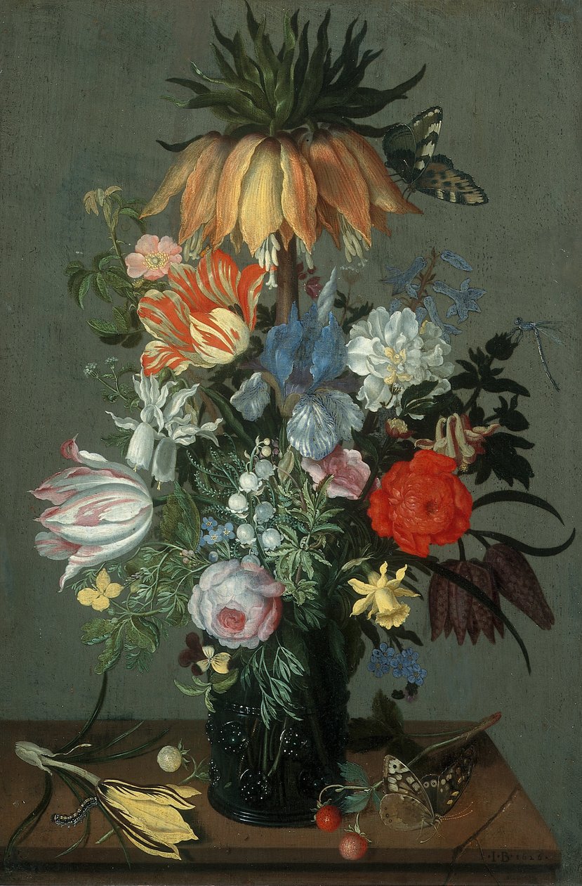 Kwiat Martwa Natura z Crown Imperial autorstwa Johannes Bosschaert