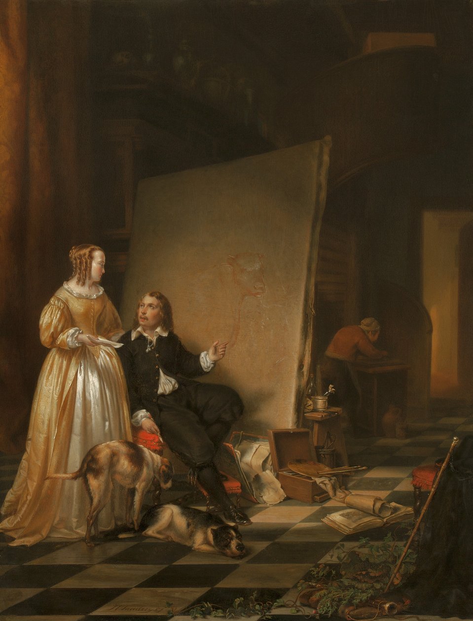 Studio Paulusa Pottera autorstwa Johannes Christoffel Vaarberg