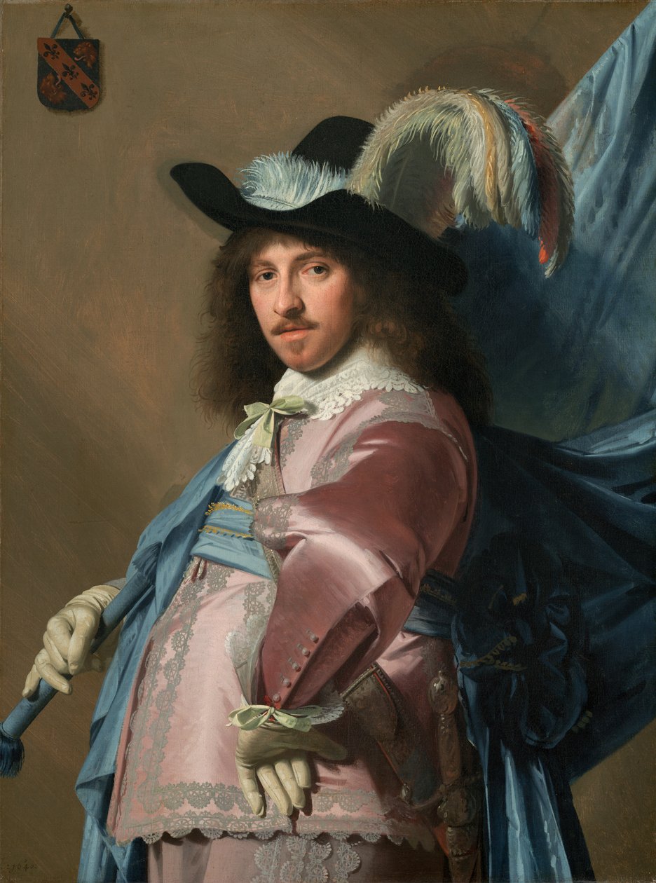 Andries Stilte jako chorąży autorstwa Johannes Cornelisz. Verspronck