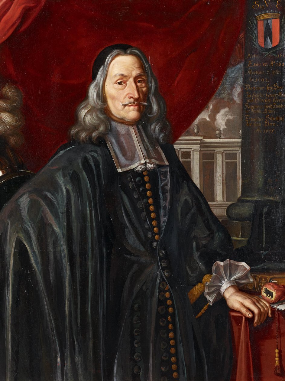 Portret barona zu Spiehs Zygmunta von Erlach autorstwa Johannes Dünz