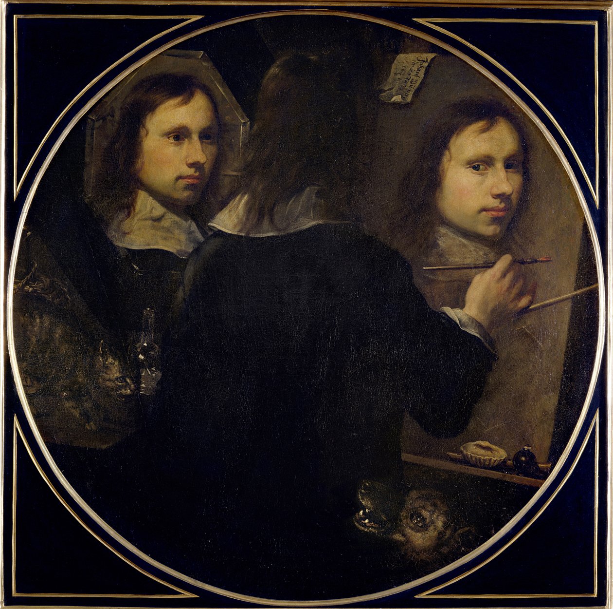 Autoportret, 1646 autorstwa Johannes Gumpp