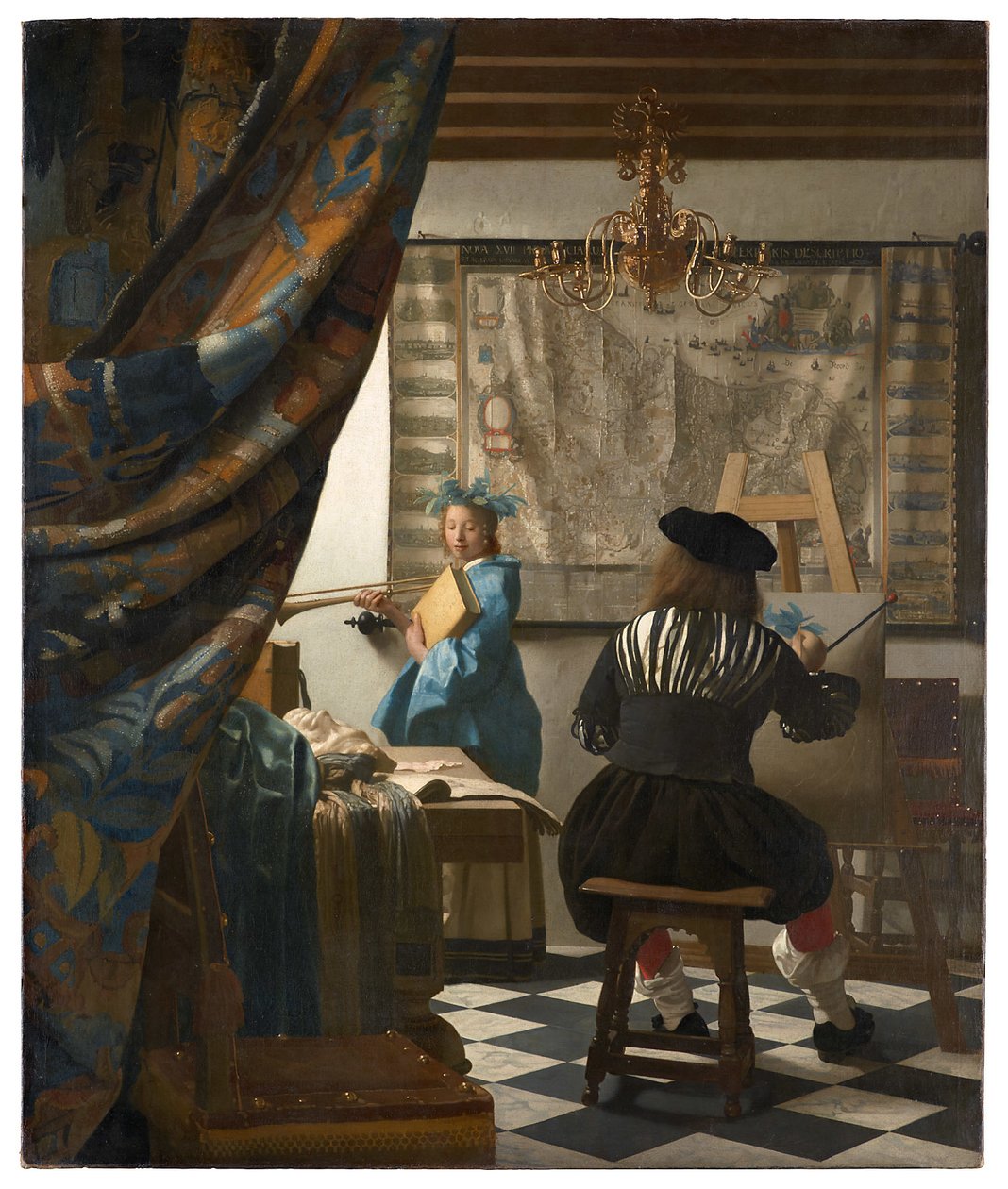 Alegoria malarstwa autorstwa Jan Vermeer van Delft