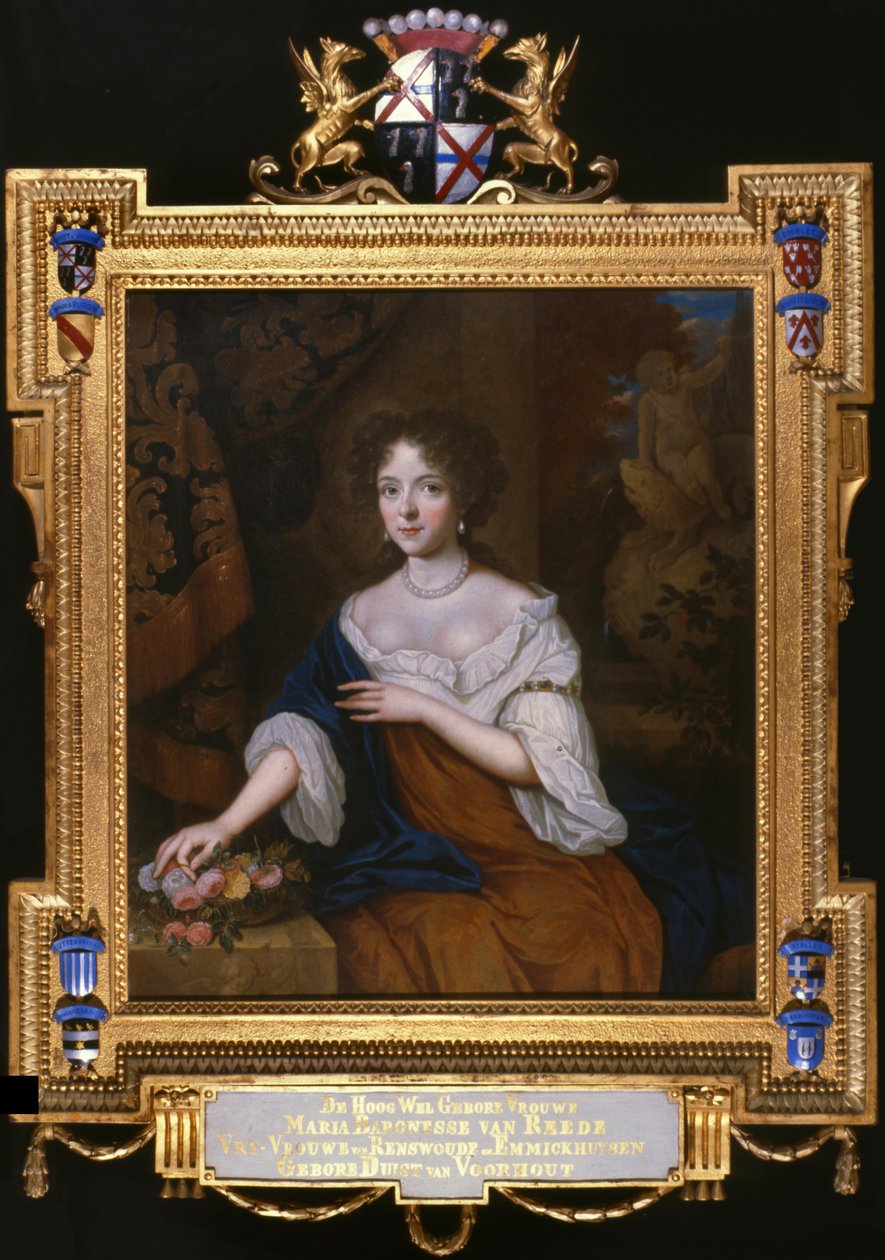 Portret Marii Duyst van Voorhout (1662-1754) autorstwa Johannes van Haensbergen  