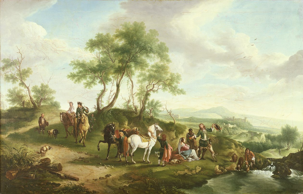 Sokolnictwo autorstwa Johannes van der Bent
