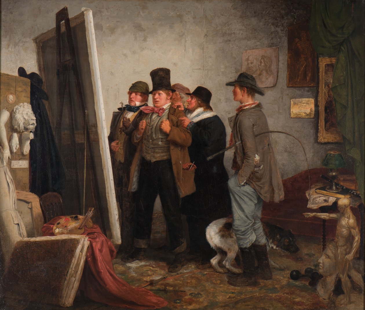 Koneserzy wsi, 1855 autorstwa Johannes Adam Simon Oertel