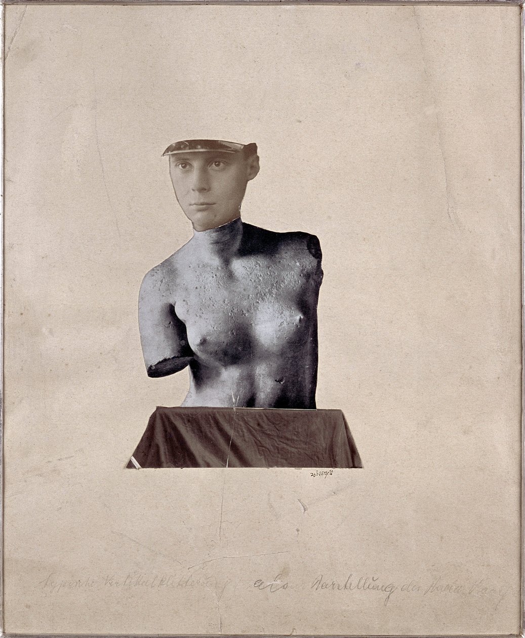Pastisz z przedstawieniem artysty dadaisty Collage autorstwa Johannesa Baargelda (1881-1927) 1920 Kolekcja prywatna autorstwa Johannes Baargeld