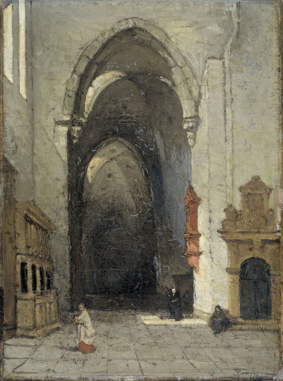 Wnętrze Domu w Trewirze autorstwa Johannes Bosboom