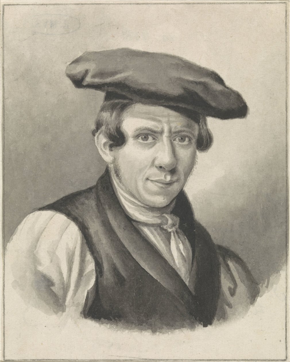 Autoportret Johannesa Boshamer autorstwa Johannes Boshamer