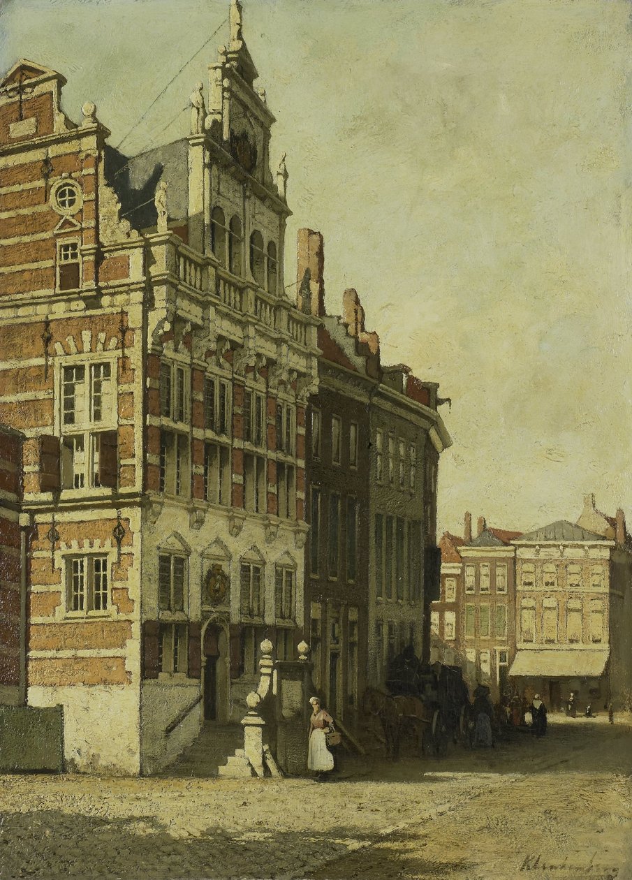 Ratusz, Haga autorstwa Johannes Christiaan Karel Klinkenberg