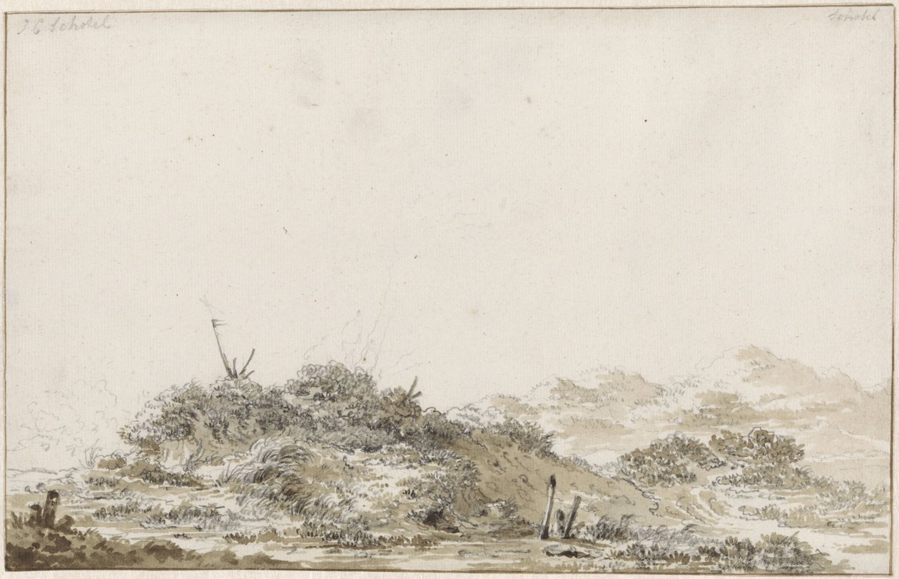 krajobraz wydm autorstwa Johannes Christiaan Schotel