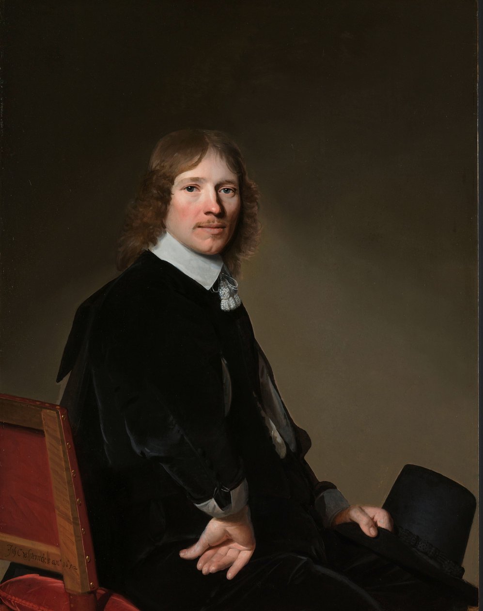 Portret Edwarda Wallisa Eduard Wallis (1621-1684) autorstwa Johannes Cornelisz. Verspronck