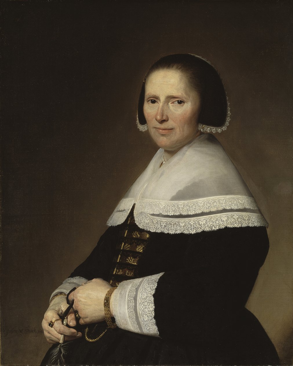Portret kobiety, 1648 autorstwa Johannes Cornelisz. Verspronck