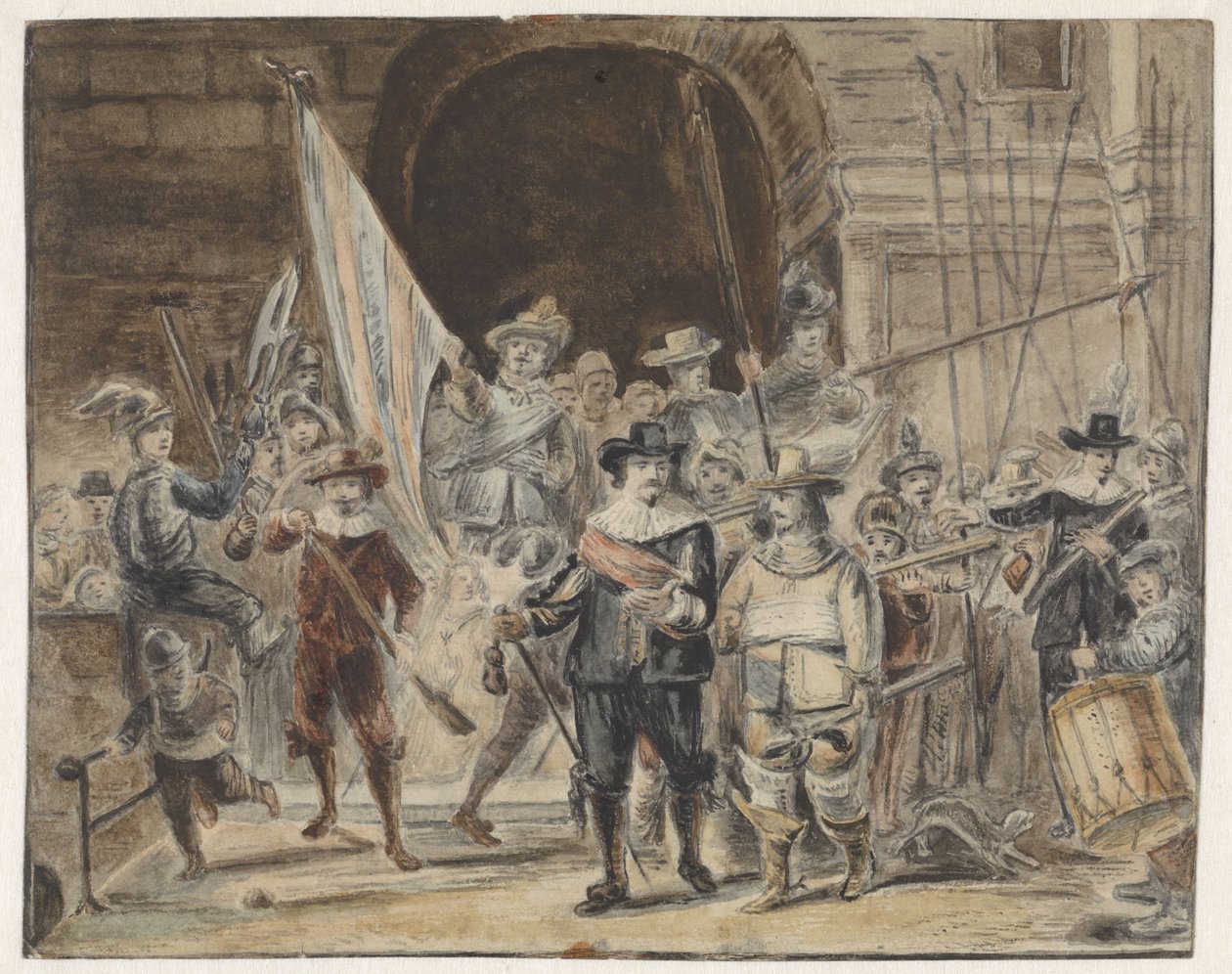 Nocna straż autorstwa Johannes Dyserinck