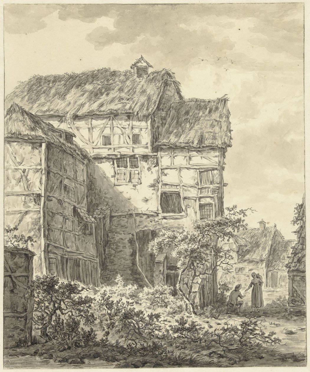 Huis te Mettmann, powyżej Düsseldorfu autorstwa Johannes Elffers
