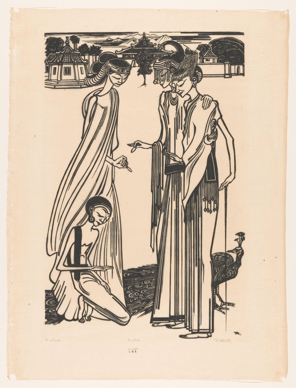 De aalmoes (oryginalny tytuł na obiekcie) autorstwa Johannes Frederik Engelbert ten Klooster (signed by artist)