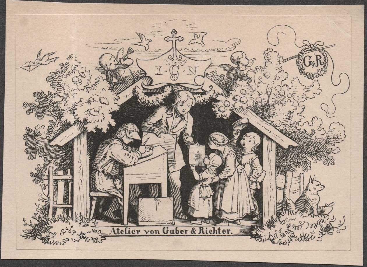 Studio by Gaber  Richter autorstwa Johannes Heinrich & Gaber August (1823 1894) Richter
