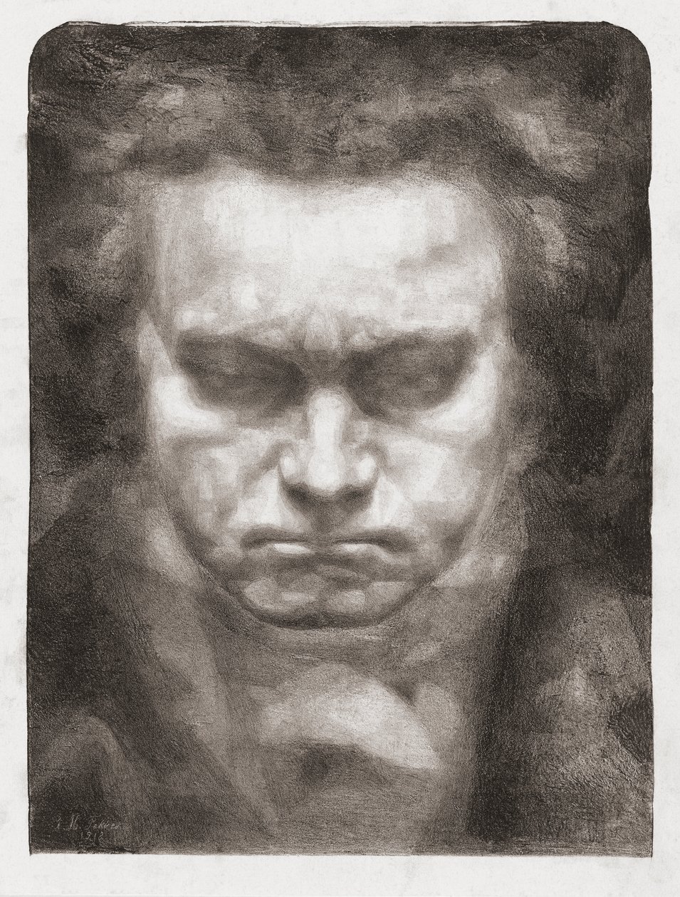 Ludwig van Beethoven, portret autorstwa Johannes Hendricus Fekkes