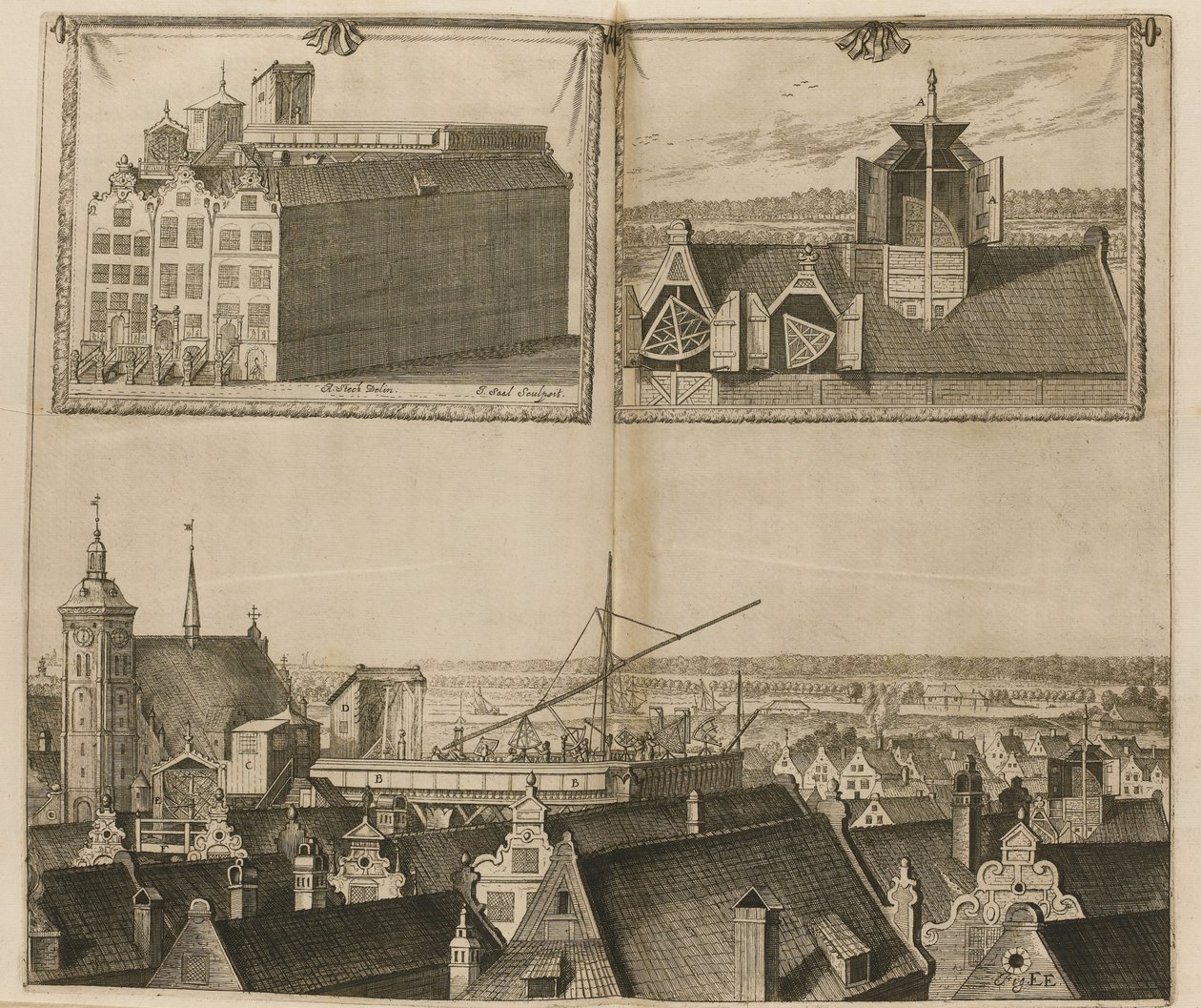 Niebiańskie urządzenia, część pierwsza, 1673 autorstwa Johannes Hevelius