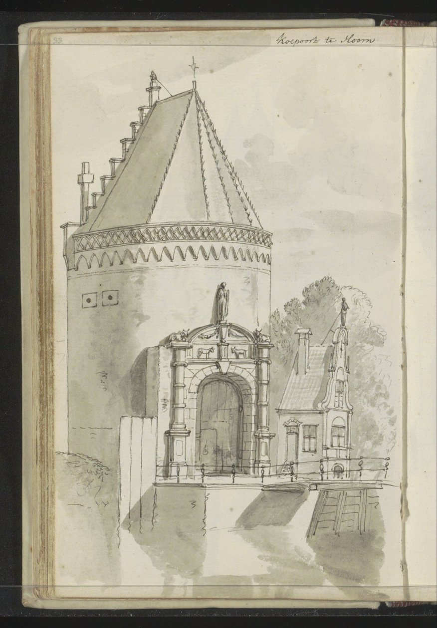 Koepoort w Hoorn autorstwa Johannes Huibert Prins