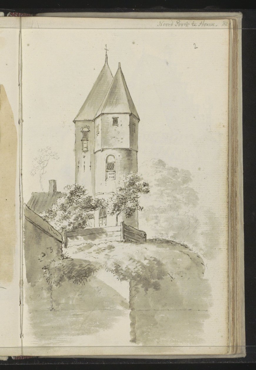 Wieże Noorderpoort w Hoorn autorstwa Johannes Huibert Prins