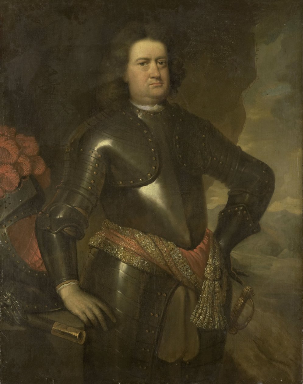 Portret oficera wojskowego autorstwa Johannes I Vollevens