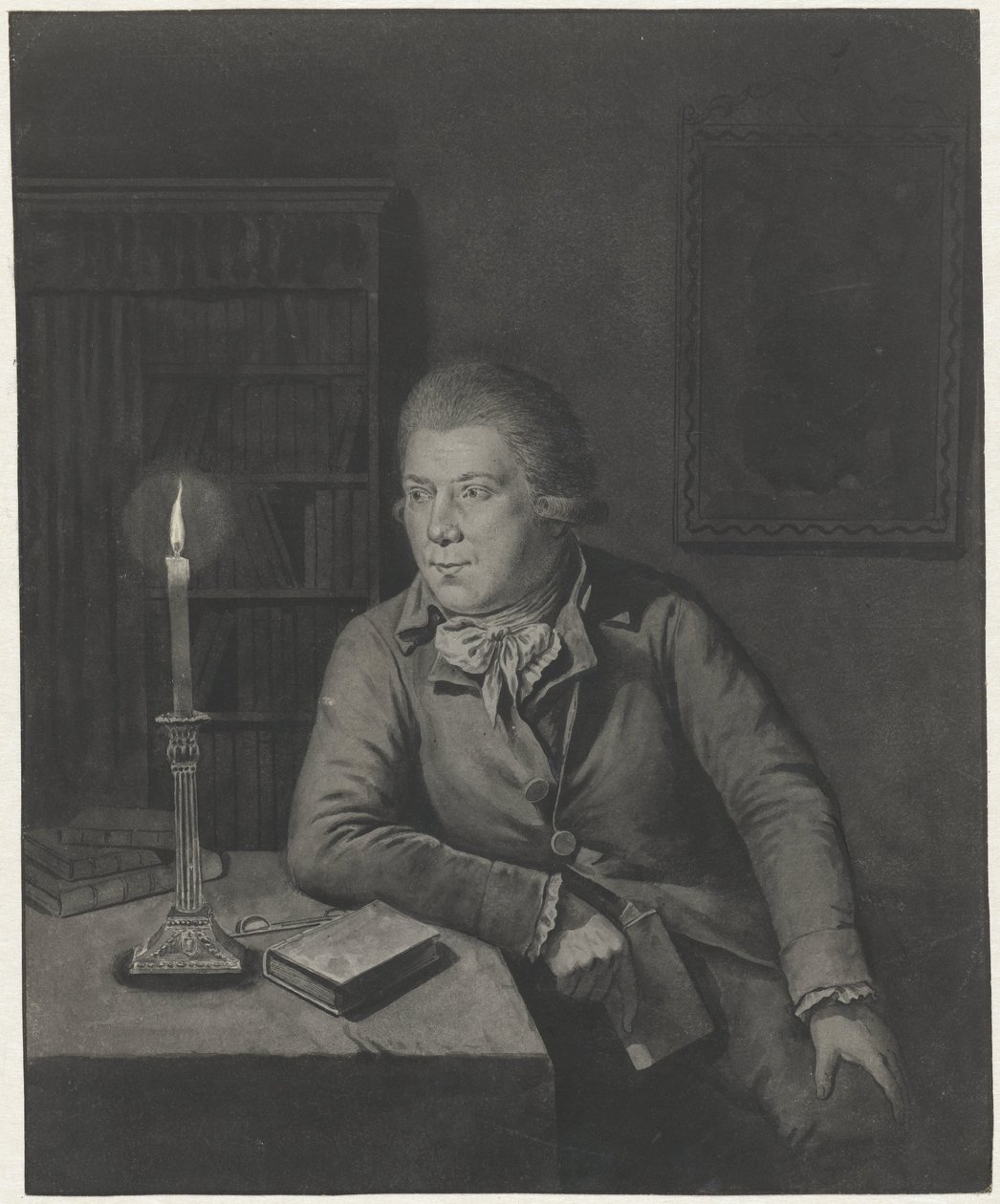Autoportret Johannesa Jansona autorstwa Johannes Janson