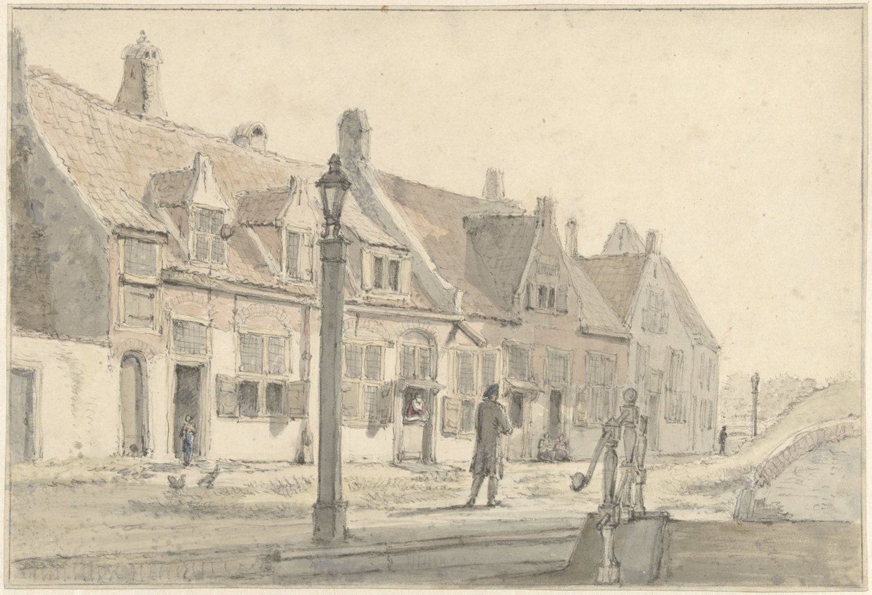W Koepoort w Delft autorstwa Johannes Jelgerhuis