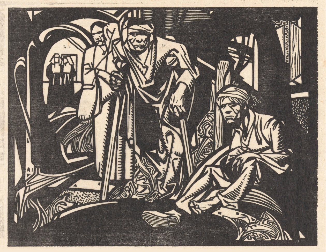 Ranny w kościele autorstwa Johannes Josephus Aarts (signed by artist)