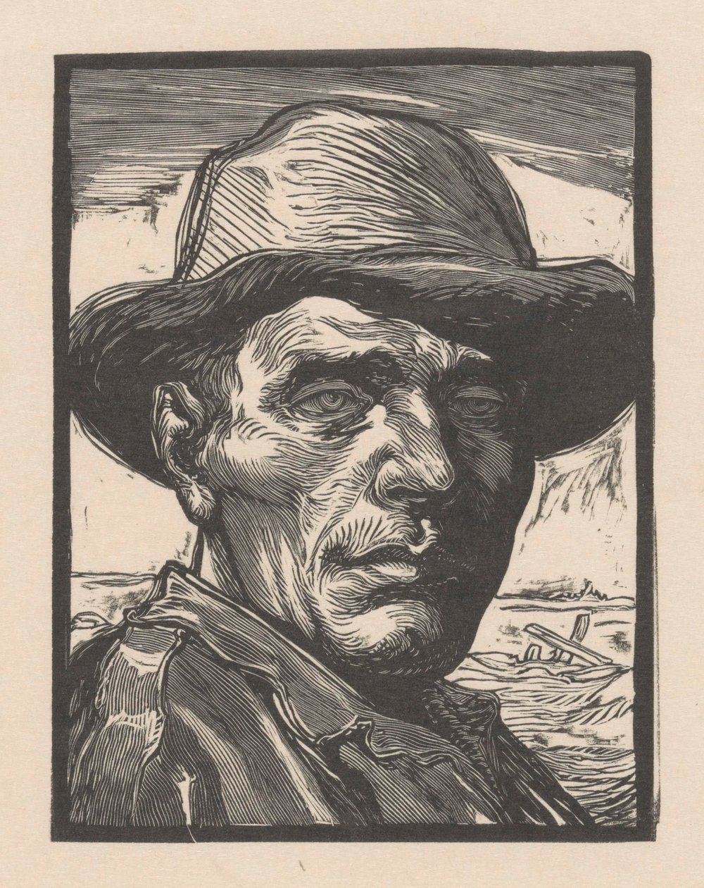 Portret nieznanego mężczyzny autorstwa Johannes Josephus Aarts (signed by artist)