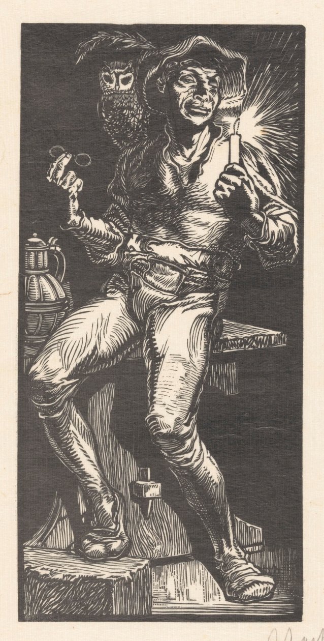 Tijl Ulenspiegel autorstwa Johannes Josephus Aarts (signed by artist)