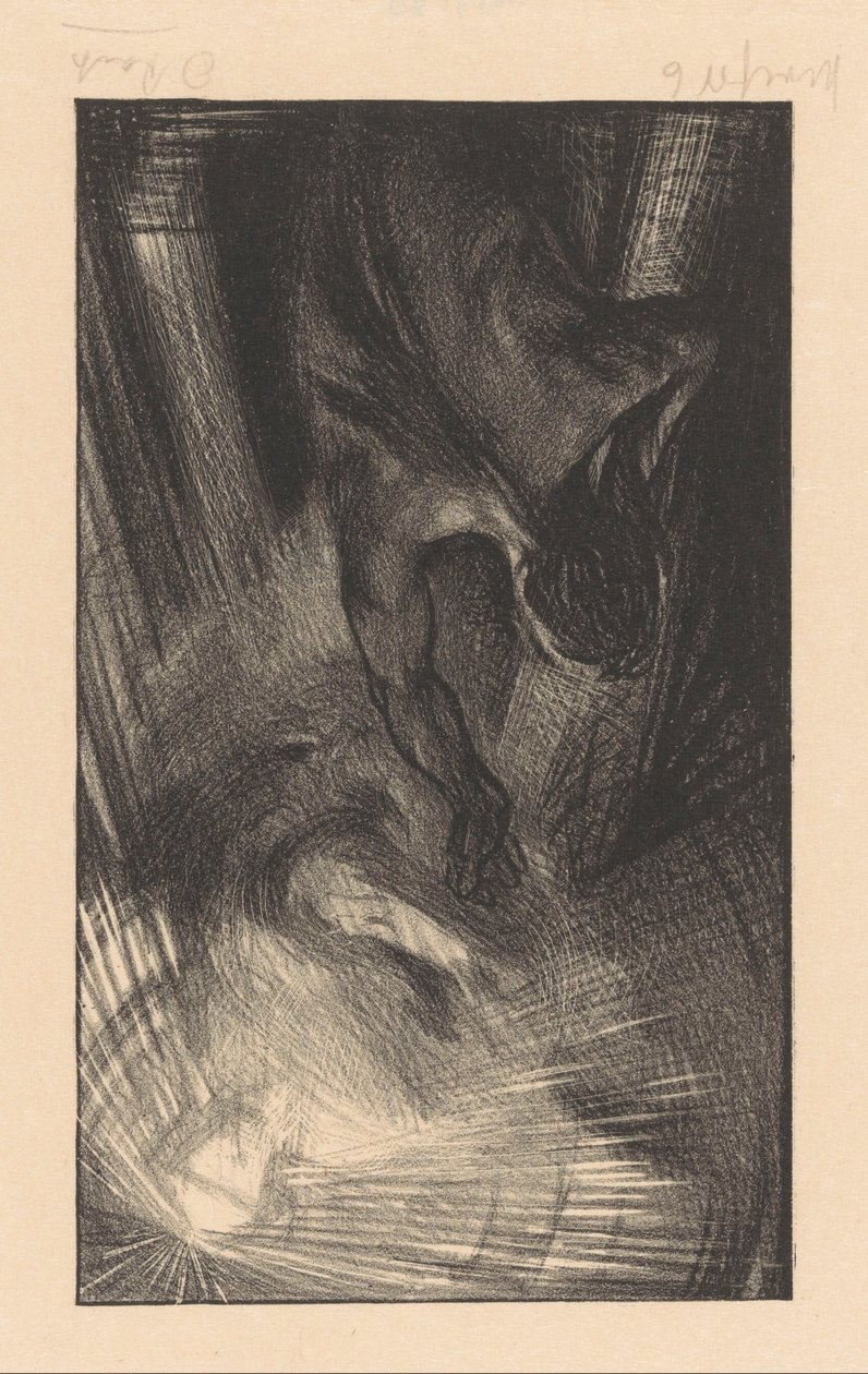 Wygląd świetlistej postaci autorstwa Johannes Josephus Aarts (signed by artist)