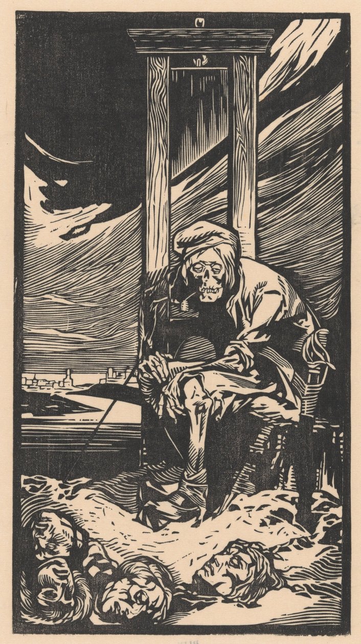 Śmierć na gilotynie autorstwa Johannes Josephus Aarts