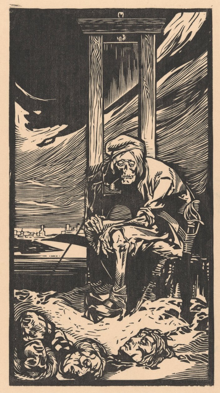 Śmierć na gilotynie autorstwa Johannes Josephus Aarts