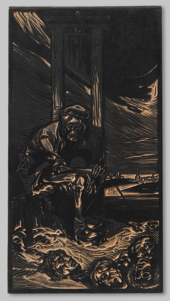 Śmierć na gilotynie autorstwa Johannes Josephus Aarts